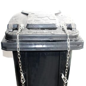 Garbage Can Security Strap, Drilling Required, Keep Lid Closed