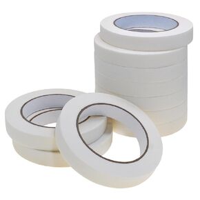 Masking Tape 1 Inch x 55 Yards, General Purpose Mask Tape Multipack White for Painting, Arts, Crafts, Basic Use(10 Rolls Total 550 Yards)