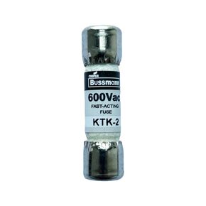 New OEM KTK-2 KTK-2A 600Vac Fast Acting Fuse, Pack of 10