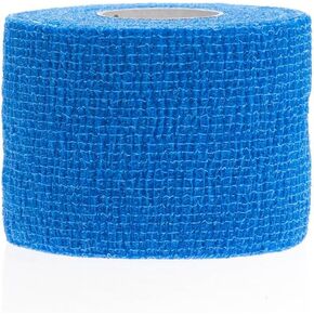 Medline MDS088002B Co-Flex NL Self Adherent Cohesive Wrap Bandage, Latex-Free, Blue, 2" Width, 5 Yards Length, Pack of 36