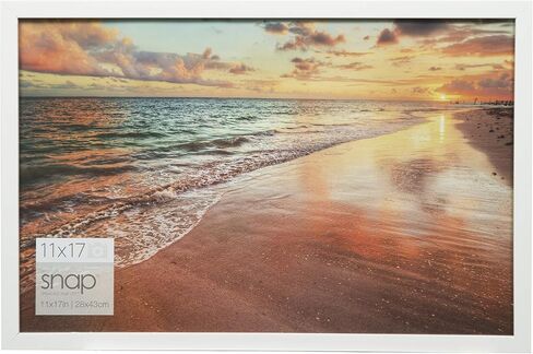 Gallery Solutions 11x17 White Wood Wall Poster Frame in Kuwait