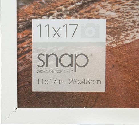 Gallery Solutions 11x17 White Wood Wall Poster Frame in Kuwait