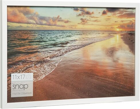 Gallery Solutions 11x17 White Wood Wall Poster Frame in Kuwait