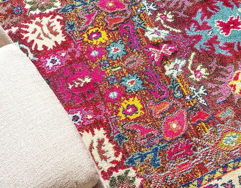 Unique Loom Medici Collection Traditional Vintage Abstract Multi Runner Rug (2' 2 x 6' 7) in Saudi Arabia