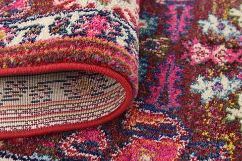 Unique Loom Medici Collection Traditional Vintage Abstract Multi Runner Rug (2' 2 x 6' 7) in Saudi Arabia