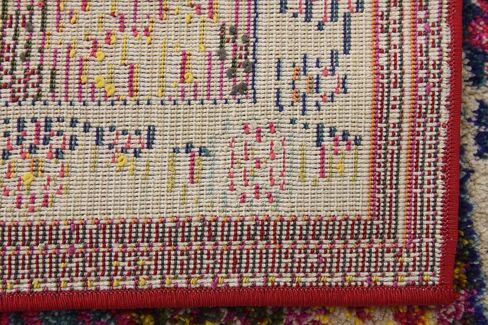 Unique Loom Medici Collection Traditional Vintage Abstract Multi Runner Rug (2' 2 x 6' 7) in Saudi Arabia