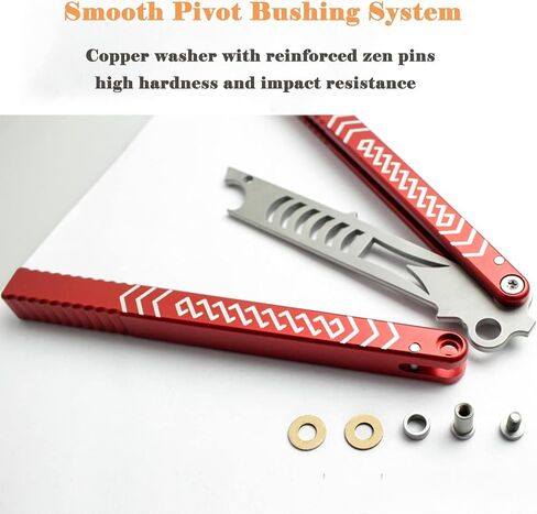 Dual Pivot Bushing System, 6061 Integrated Aluminum Handle with Reinforced Zen Pins, Stainless Steel Bottle Opener Bring Smooth Operation and Outstanding Flipping Experience in Saudi Arabia