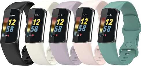 أحزمة متوافقة مع أساور المعصم البديلة Fitbit Charge 5 وCharge 6 للنساء والرجال الصغيرة والكبيرة in Saudi Arabia