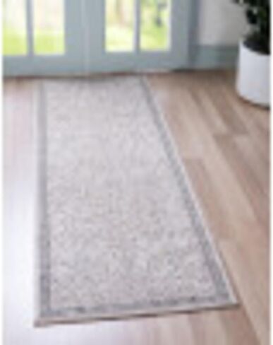 سجادة منطقة مجموعة Loom Portland الفريدة - ألباني (2' 2" × 12' عداء، عاجي/بيج) in Kuwait