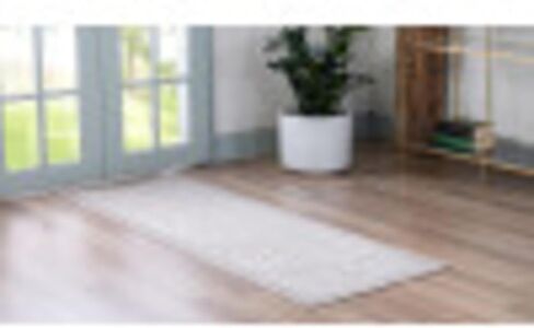 سجادة منطقة مجموعة Loom Portland الفريدة - ألباني (2' 2" × 12' عداء، عاجي/بيج) in Kuwait