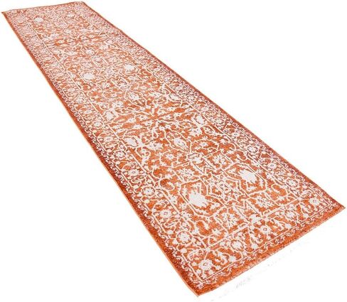 Unique Loom New Classical Collection Traditional Classic Intricate Design with Distressed Vintage Detail, Area Rug (9' 0 x 12' 0 Rectangular, Purple/ Ivory) in Saudi Arabia