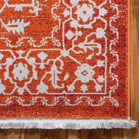 Unique Loom New Classical Collection Traditional Classic Intricate Design with Distressed Vintage Detail, Area Rug (9' 0 x 12' 0 Rectangular, Purple/ Ivory) in Saudi Arabia