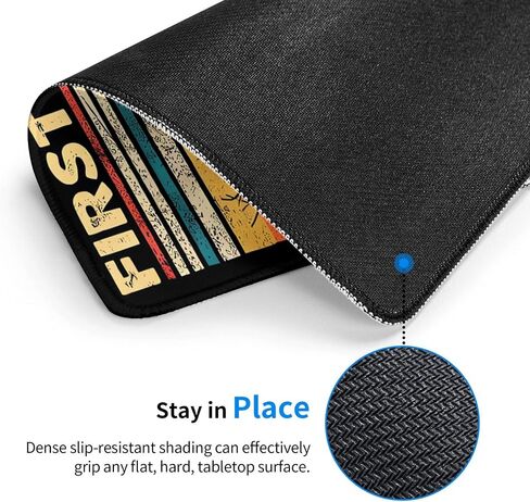 Cute Funny Square Opossum Mousepad with Durable Stitched Edges Washable, Anti-Slip Rubber Base Wireless Mouse Pads for Desk, Computers, Laptop, Office Desk Accessories 9.5 x7.9 Inch in Saudi Arabia