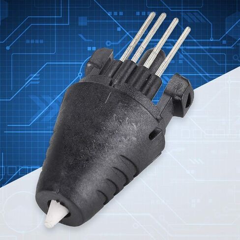 ASHATA 3D الطباعة القلم فوهة استبدال رأس الطابعة ل1.75mm ABS، 3D الطباعة القلم أجزاء الطابعة الملحقات إدراج فوهة رأس الطباعة 1.75mm الأسود in Saudi Arabia