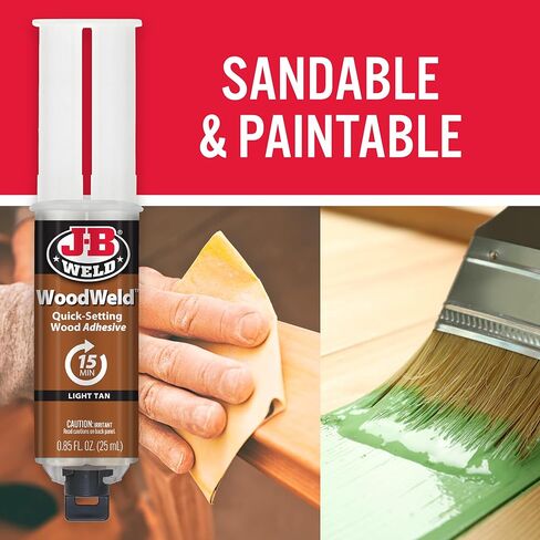 J-B Weld 50151 WoodWeld حقنة إيبوكسي - تان فاتح -.85 فلوريدا. أوقية. in Kuwait