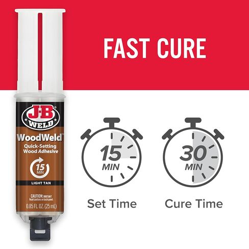 J-B Weld 50151 WoodWeld حقنة إيبوكسي - تان فاتح -.85 فلوريدا. أوقية. in Kuwait