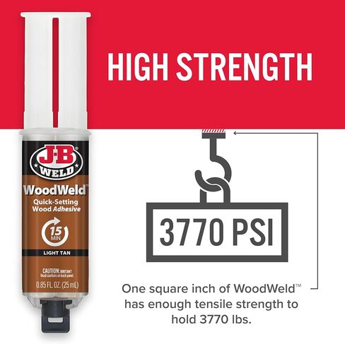 J-B Weld 50151 WoodWeld حقنة إيبوكسي - تان فاتح -.85 فلوريدا. أوقية. in Kuwait