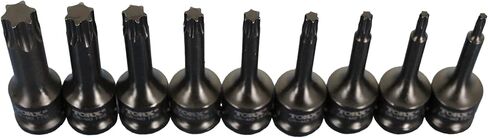 TEMO T50 3 Inch Long Torx Star 6 Point Black Impact Bit Socket Auto Repair Tool 1/2 Inch Square Drive in Kuwait