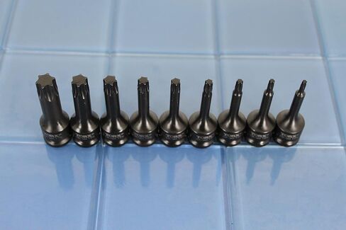 TEMO T50 3 Inch Long Torx Star 6 Point Black Impact Bit Socket Auto Repair Tool 1/2 Inch Square Drive in Kuwait