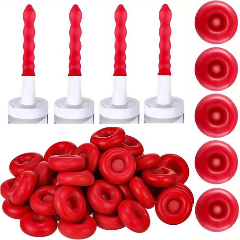 10pcs Red Caulk Saving Cap Caulk Sealer Saver Caulking Tube Finishing Tool for Sealing and Preserving in Saudi Arabia