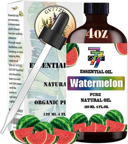 Watermelon Essential Oil 4 Fl Oz (120 ml) -for Diffusers, Humidifiers, Home, Bath, Cleaning, Yoga, DIY Scented Candles in Saudi Arabia