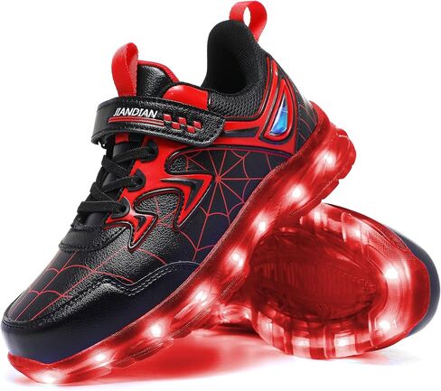 Kids Light Up Shoes for Boys Girls Toddler Sneakers USB Rechargeable Best Gift for Birthday Halloween Christmas in Saudi Arabia