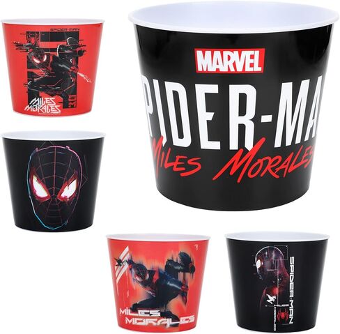 Bioworld Marvel Spiderman 5-Pcs Reusable Popcorn Bucket Set in Saudi Arabia