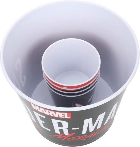 Bioworld Marvel Spiderman 5-Pcs Reusable Popcorn Bucket Set in Saudi Arabia