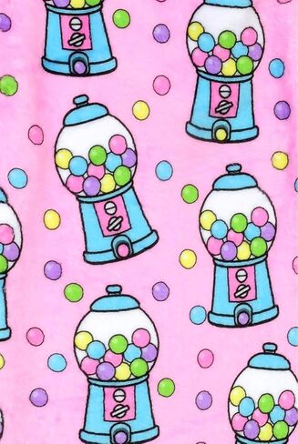 iscream Big Girls Silky Soft Fun Print Plush Fleece Shorts - Candy Store Collection in Saudi Arabia
