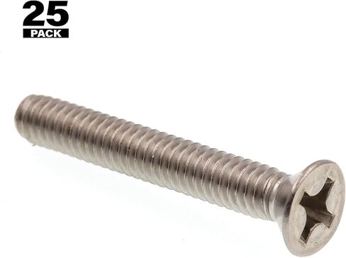 Prime-Line 9001650 Machine Screws, Flat Head, Phillips Drive, #12-24 X 1-1/2 In., Grade 18-8 Stainless Steel (25 Pack) in Saudi Arabia