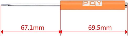 10pcs Mini Tops And Pocket Clips Pocket Screwdriver Strong Magnetic Slotted Screwdriver Red in Saudi Arabia