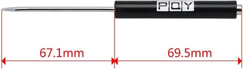 10pcs Mini Tops And Pocket Clips Pocket Screwdriver Strong Magnetic Slotted Screwdriver Red in Saudi Arabia