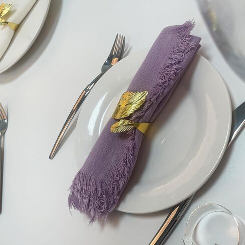 مجموعة حلقات مناديل معدنية مكونة من 12 قطعة، حلقات منديل أوراق ذهبية بالإضافة إلى حلقات مناديل أوراق فضية مجموعة من 6 قطع للصيف والغداء والنزهة والولائم وأعياد الميلاد والكريسماس وعيد الشكر لتزيين الطاولة in Kuwait