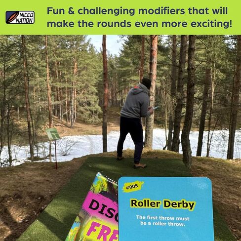 Disc Golf Frenzy – On-course Disc Golf Challenge Card Game – Exciting, Competitive and Fun Challenge Cards for Disc Golf – for Players of All Skill Levels – 2-5 Players in Saudi Arabia