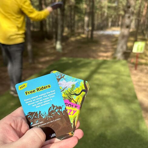 Disc Golf Frenzy – On-course Disc Golf Challenge Card Game – Exciting, Competitive and Fun Challenge Cards for Disc Golf – for Players of All Skill Levels – 2-5 Players in Saudi Arabia
