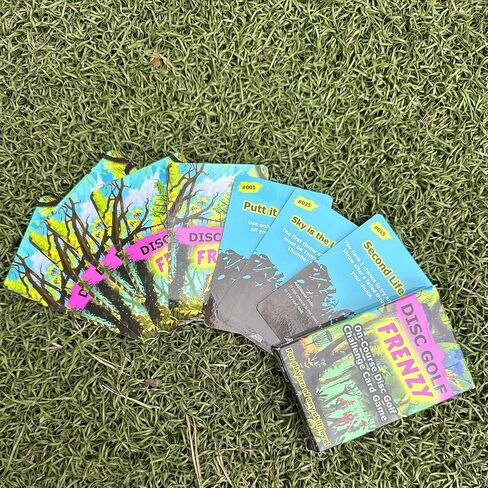 Disc Golf Frenzy – On-course Disc Golf Challenge Card Game – Exciting, Competitive and Fun Challenge Cards for Disc Golf – for Players of All Skill Levels – 2-5 Players in Saudi Arabia