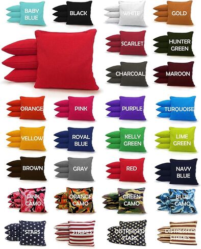 8 Standard Corn Filled Regulation Duck Cloth Cornhole Bags in Saudi Arabia