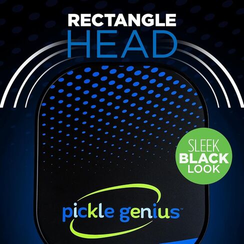 Pickleball Paddles by Pickle Genius - USAPA Approved 100% Raw Carbon Fiber Pickleball Paddle - Built-in State of The Art Technology for a Smart Combination of Power and Control - for All Levels in Saudi Arabia