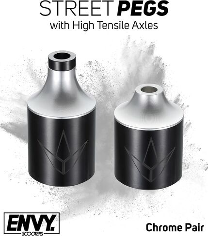 مجموعة أوتاد الشوارع Envy Scooters مع أجهزة المحور - زوج - أوتاد سكوتر احترافية خفيفة الوزن ومتينة للدراجات البخارية المثيرة in Kuwait