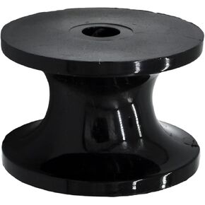 MARINE CITY Black Environmental Friendly PU Bow Roller for Bow Anchor Roller Holder Replacement Bow Roller 1-11/16 Inches for Marines Boats Yachts Kayaks (Pack of 1)
