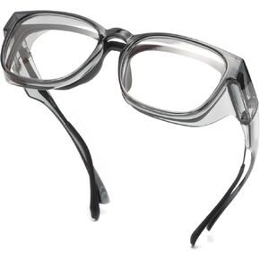LianSan Safety Glasses Over Eyeglasses for Women - Anti-Fog Goggles Fit Over Prescription Eyewear for ANSI Z87.1 Certified