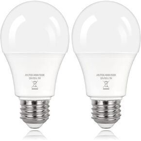 PARTPHONER Matter Smart LED Light Bulb Work with Google Home/Alexa/Apple Home/SmartThings/Siri, A19 E26 800LM Color Changing Light Bulb with Music Sync, Smart Home Integration, 2.4Ghz WiFi 2 Pack