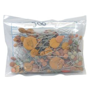 Jameco Valuepro GB100 Ceramic Disc Capacitor Grab Bag, 200 Piece