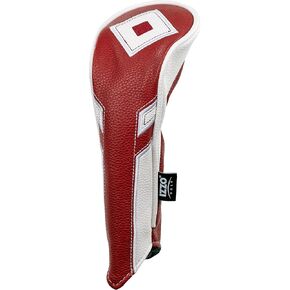 IZZO Golf Premium Headcovers - Maroon/White