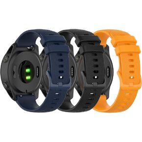 Chofit Band Compatible with Garmin Forerunner 745/255/255 Music/265, Soft Silicone Watch Band Replacement Strap for Garmin Forerunner 745 Smart Watch