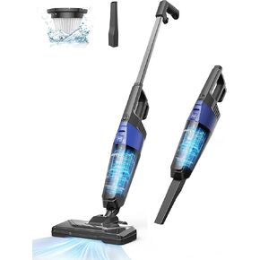 Aspiron Small Vacuum Cleaner, Stick Vacuum Cleaner with 20kPa Powerful Suction & 0.88QT Dust Cup and 32ft Power Cord, 5-in-1 Handheld Lightweight Bagless vacuum cleaner carpet and floor for Pet