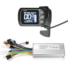 Kunray 24V-48V 500W 25A Brushless Controller with LCD Display E-Bike Controller Dual-mode for Electric Bicycle Scooter