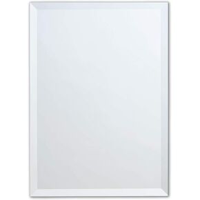 Better Bevel 30" x 40" Frameless Rectangle Mirror | 1" Beveled Edge | Copper-Free | Bathroom Wall Mirror