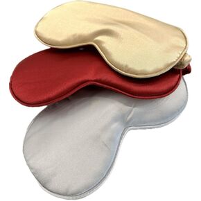 Sleep Mask for Comfortable Sleep, Soft Silk Fabric, Breathable Design (Peach)