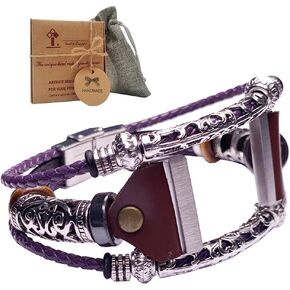 Vintage_Band Stylish Versa Bands for Men Women Boys and Girls,m/l Leather Watch Band Compatible with Fitbit Versa 1,2, Classic Black in Kuwait